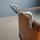 Art Deco walnut serving trolley with chrome, 1930s