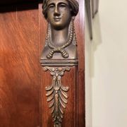 Empire mahogany and bronze armoire – France, 19th century