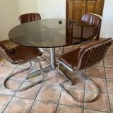 Set of 4 CIDUE chairs. Italy.1970.