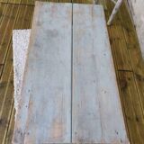 Patinated coffee table with a drawer