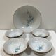 Vintage porcelain service: salad bowl and 8 small bowls.