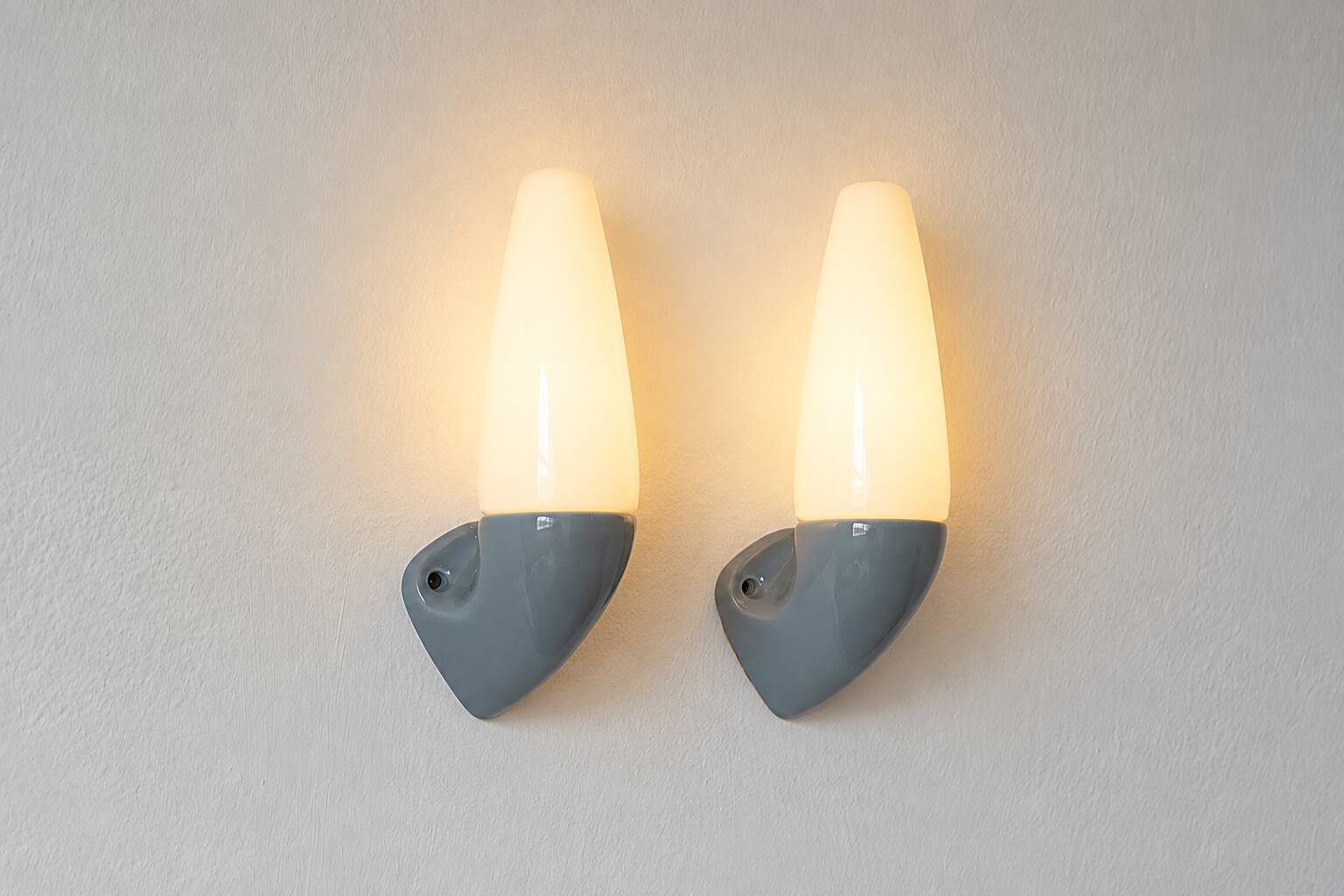 Ceramic Model 6035 Lamps by Stig Carlsson for Ifö, 1960s, Set of 2