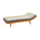 Banquette / daybed années 50 à rayures