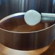 Vintage brushed aluminum wall lamp 1970s