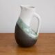 Ensemble de pichet et vase en faïence émaillée de Gilbert Valentin