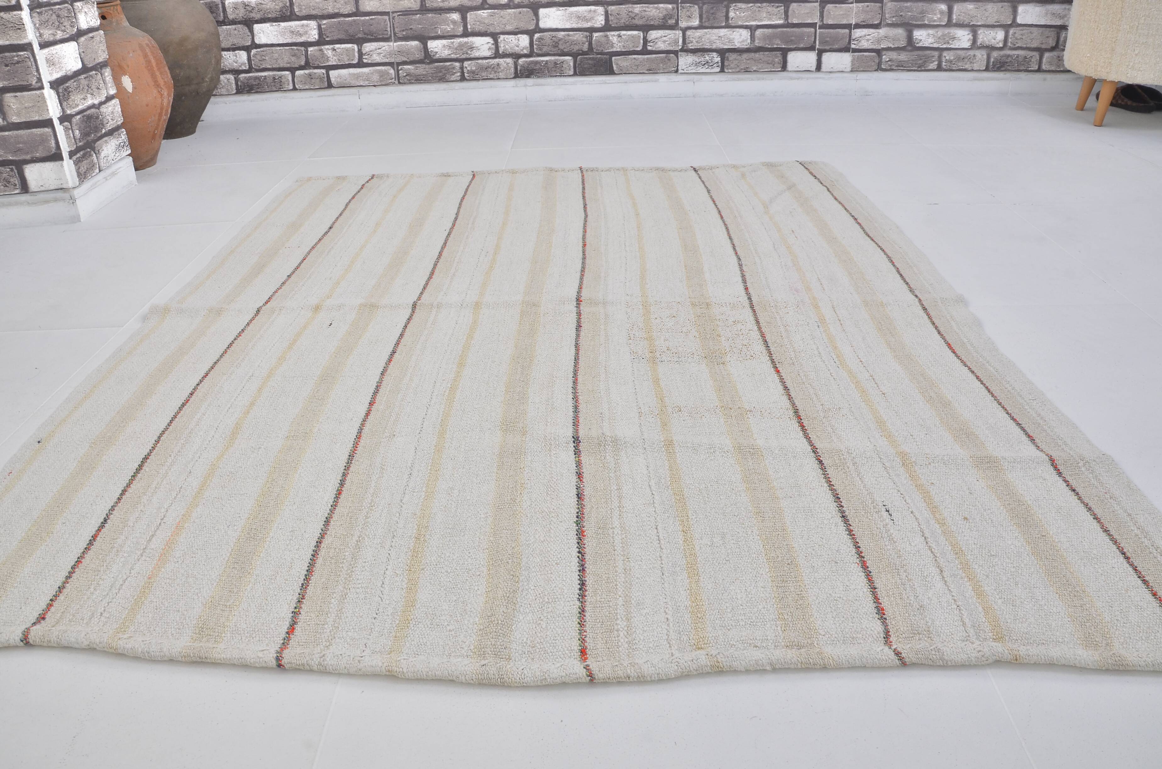Oushak Stripe Hmep Kilim Rug sku 3661