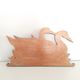 Vintage wall coat rack - Carved wood duck patterns - 1900