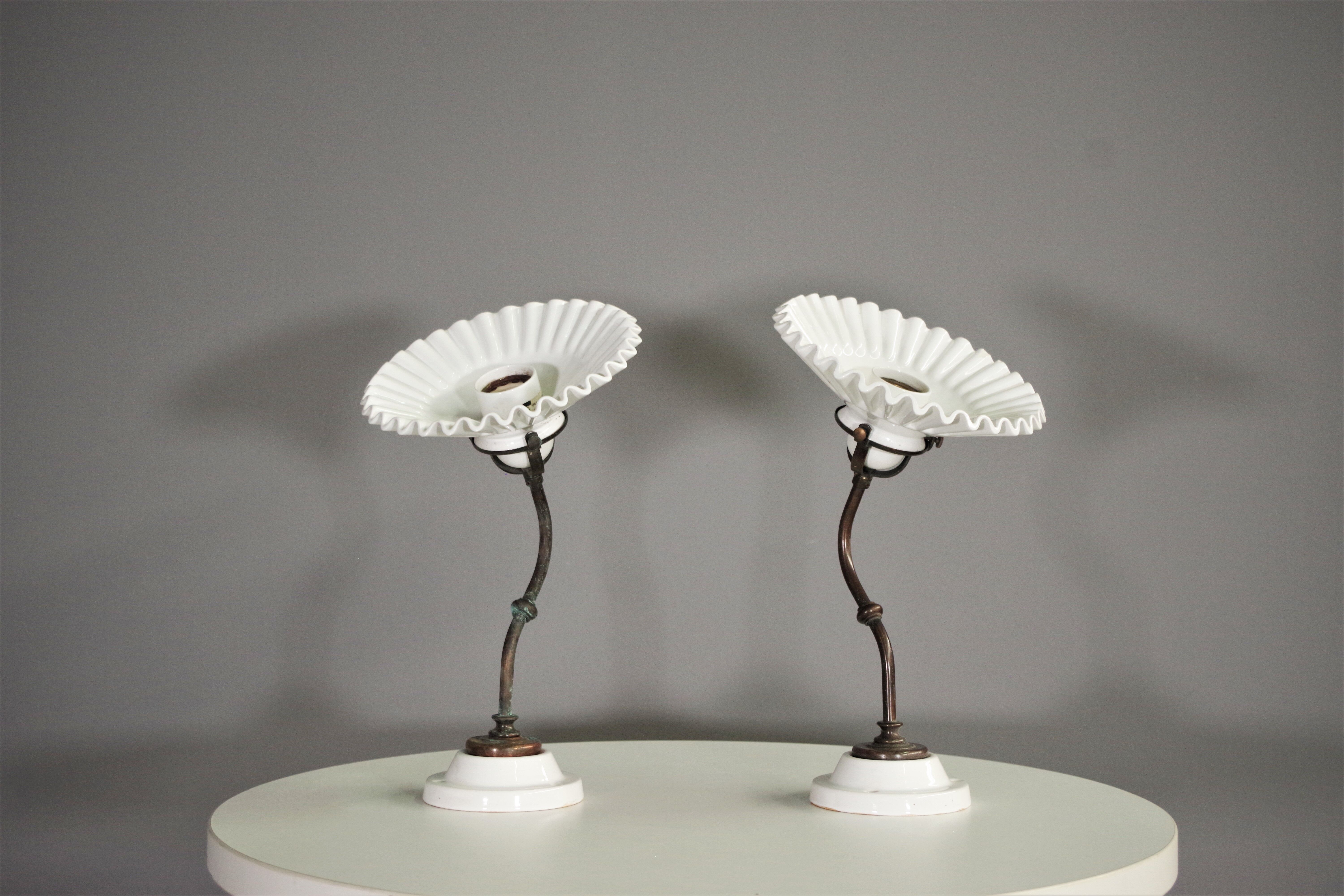 Wall lamps Aldibernardi, 1970s, Set of 2