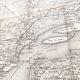 Old map Loire St Nazaire estuary late nineteenth