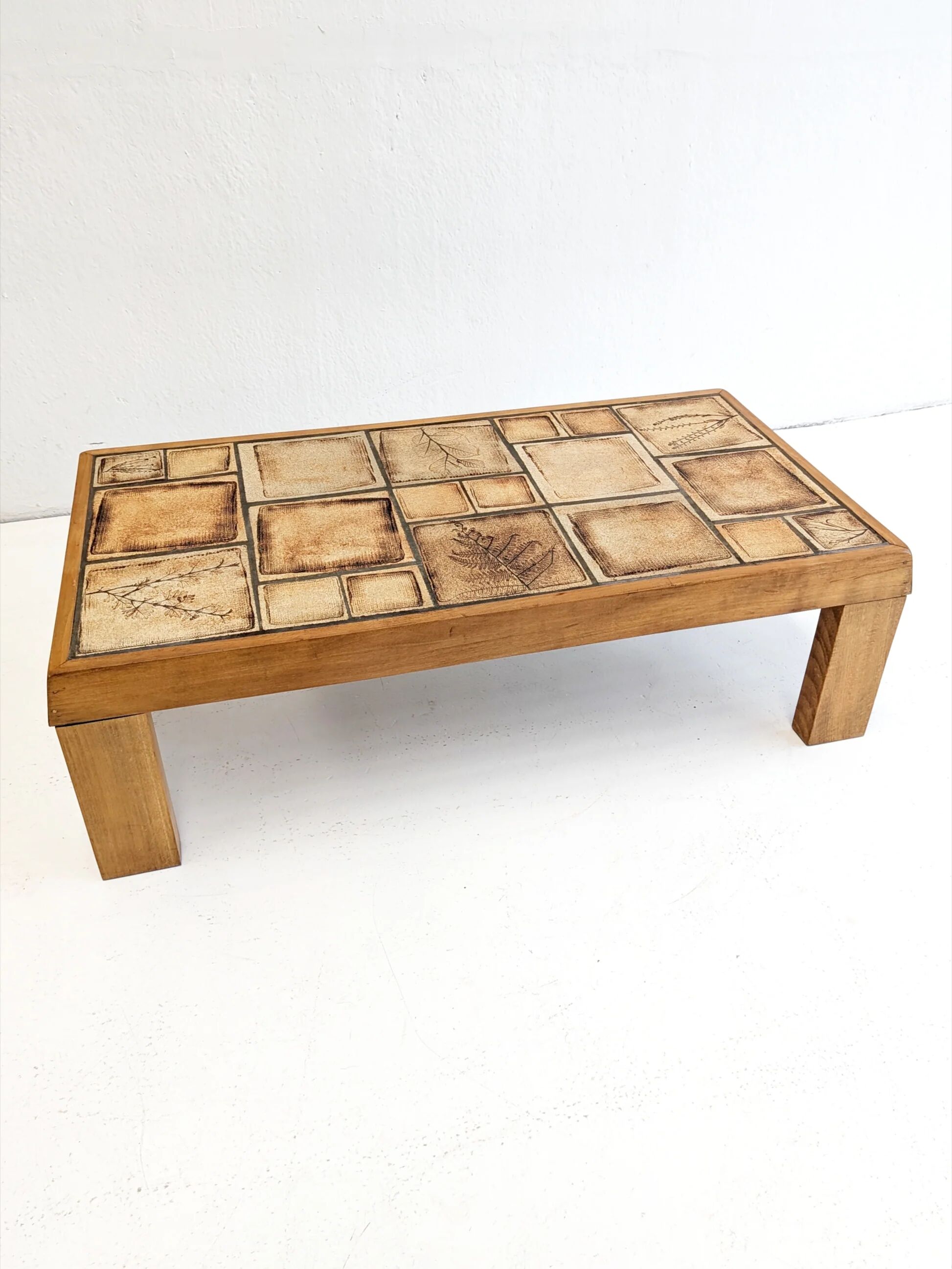 Ceramic tile coffee table 1960s