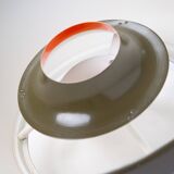 Danish vintage pendant lamp Jutlandia by Jorgen Hoj, Holmegaard, 1970s