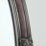 Mirror oval art deco 36x66cm