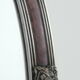 Mirror oval art deco 36x66cm