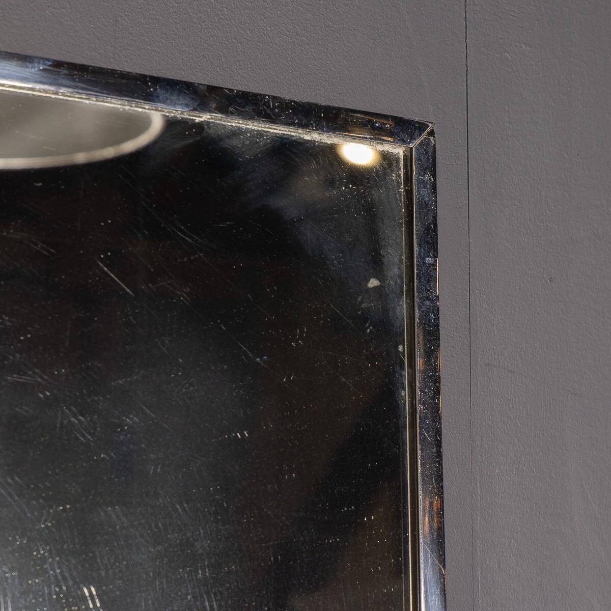 Vintage 20thc italian wall mounted mirror, milan c.1950