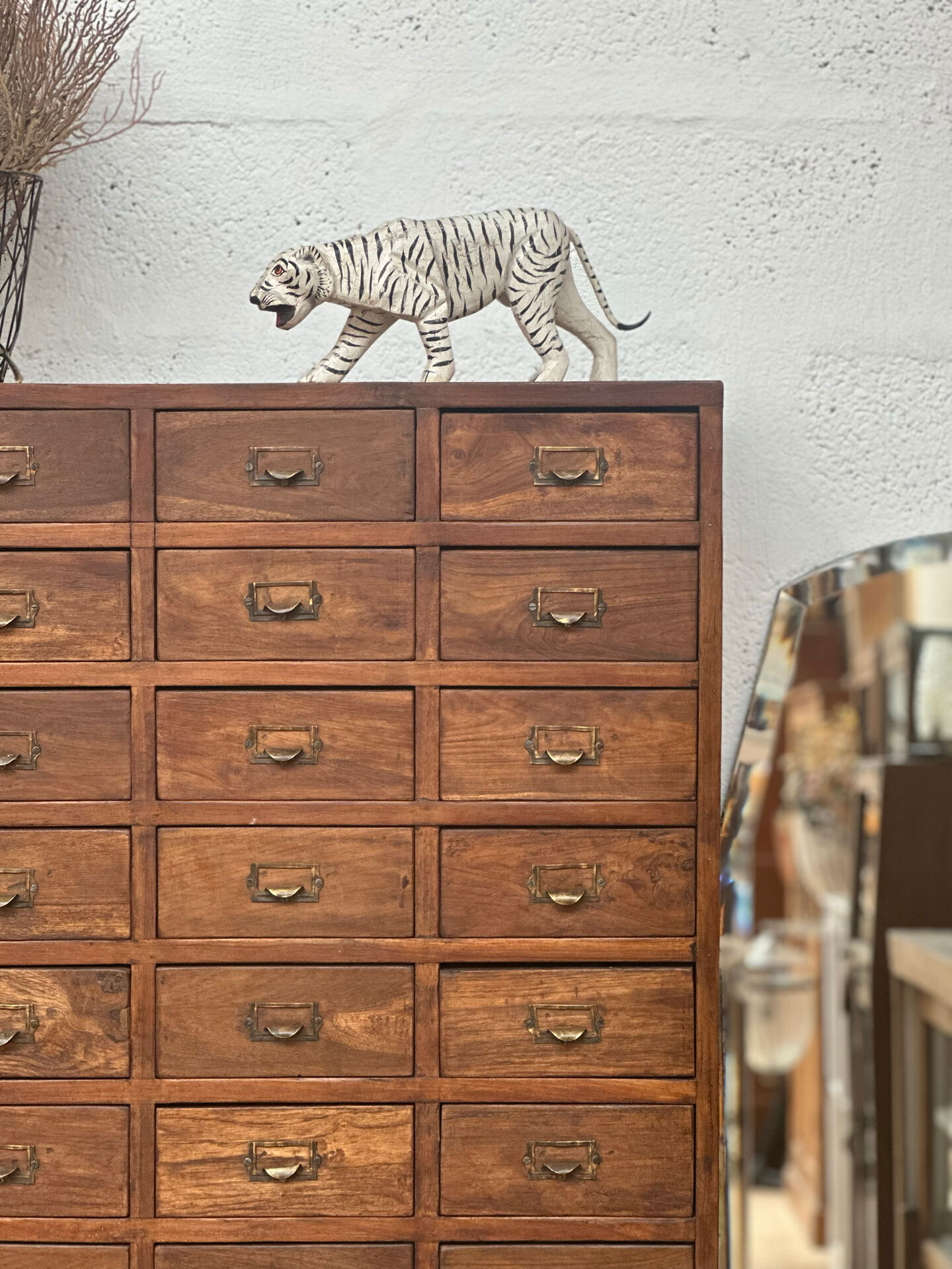 Antique pharmacy/workshop furniture