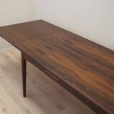 Table en palissandre, design danois, années 1970, production : Danemark