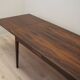 Table en palissandre, design danois, années 1970, production : Danemark