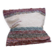 Handwoven cushion cover made from recycled cotton