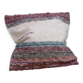 Handwoven cushion cover made from recycled cotton