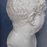 Vitellius plaster bust 60cm th mid 20th century
