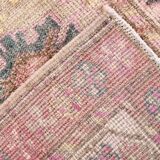 Soft & Dusty Pink Vintage Runner Rug, 78x360Cm