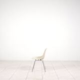 Set of 4 fiberglass Eames Chairs with H-Base for Fehlbaum by Herman Miller