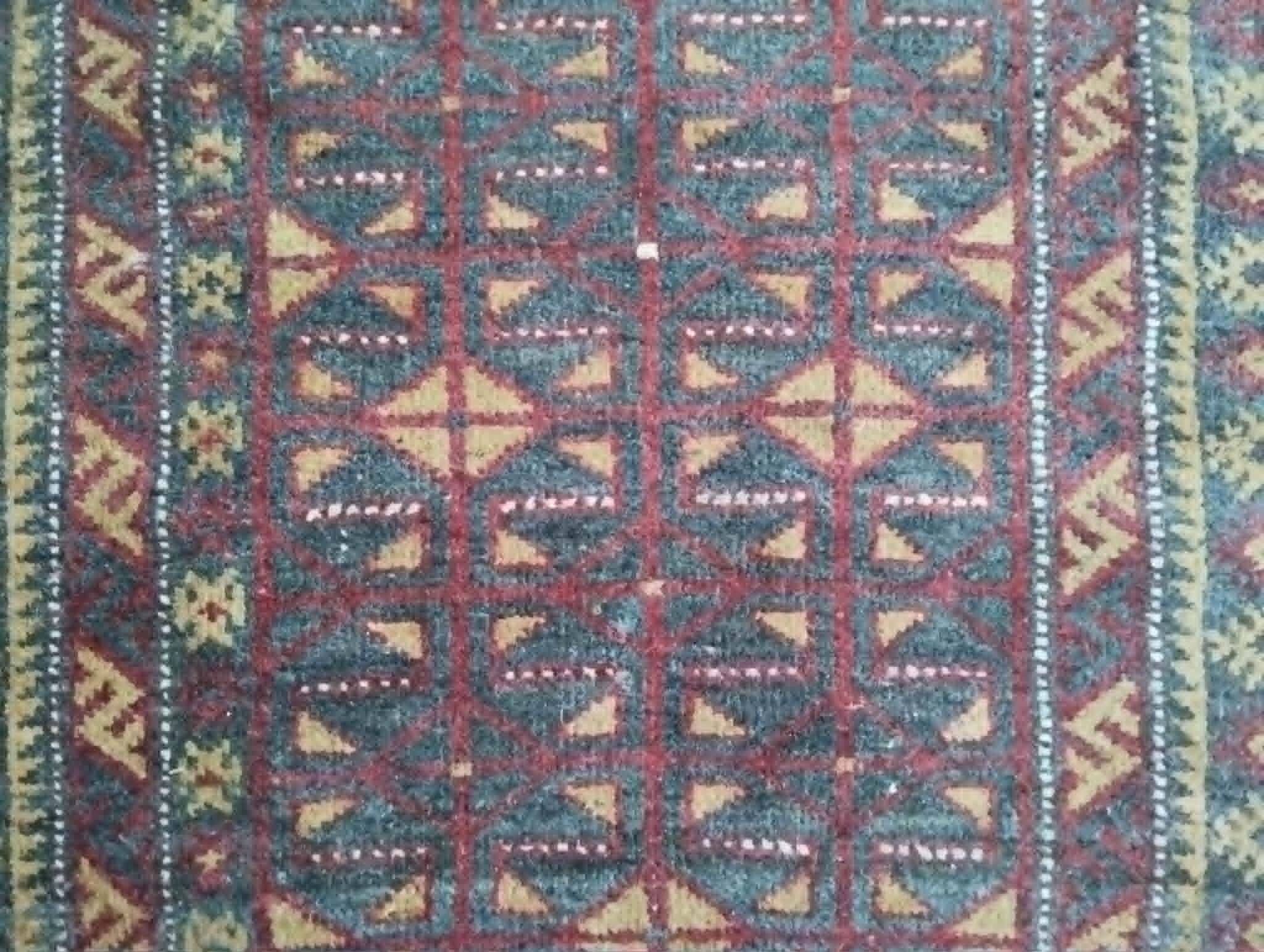Handmade Afghan Belouch rug 126x86cm