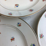 Vintage flat plates made in France Digoin