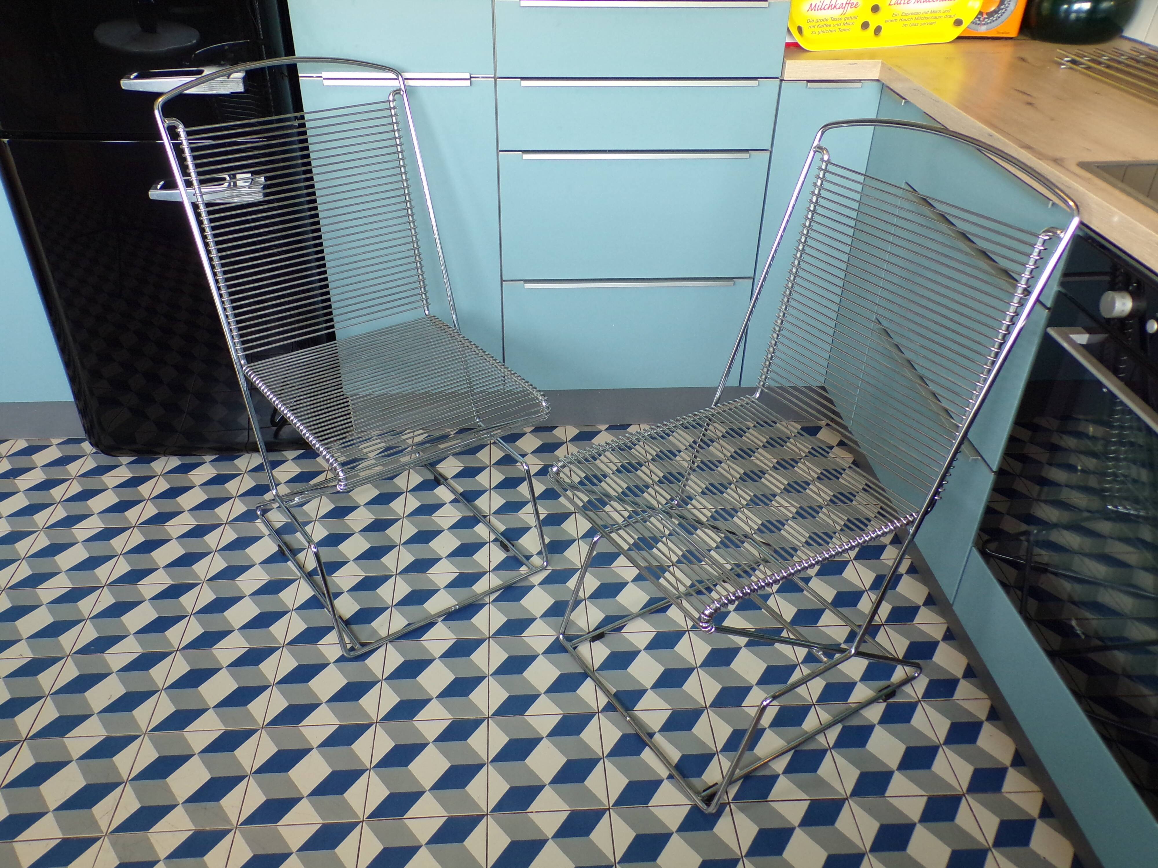 Pair of chairs by Till Behrens for Schlubach 1980s