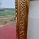 19th century wood and gilded stucco mirror