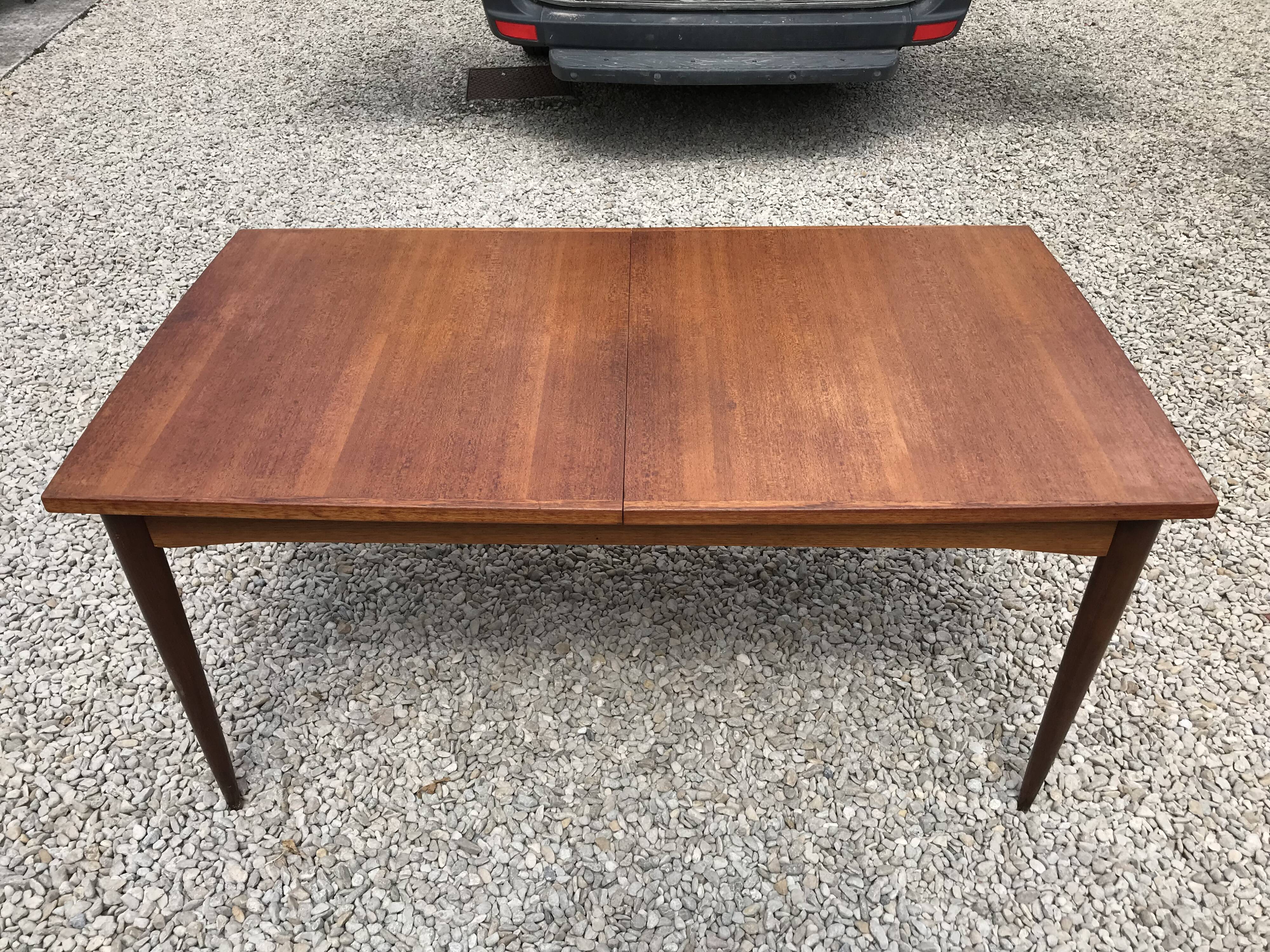 Scandinavian teak dining table