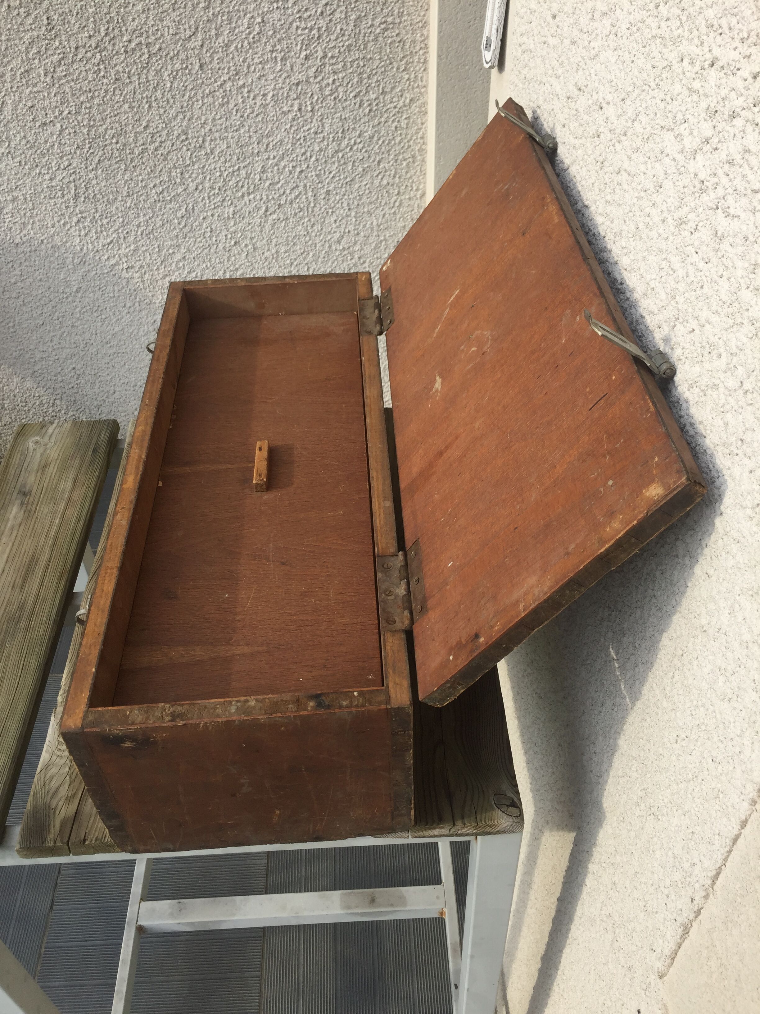 Wooden storage box