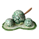 Fratelli Gialletti Italy barbotine salt, pepper and mustard shakers