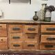 Ancien meuble de droguerie