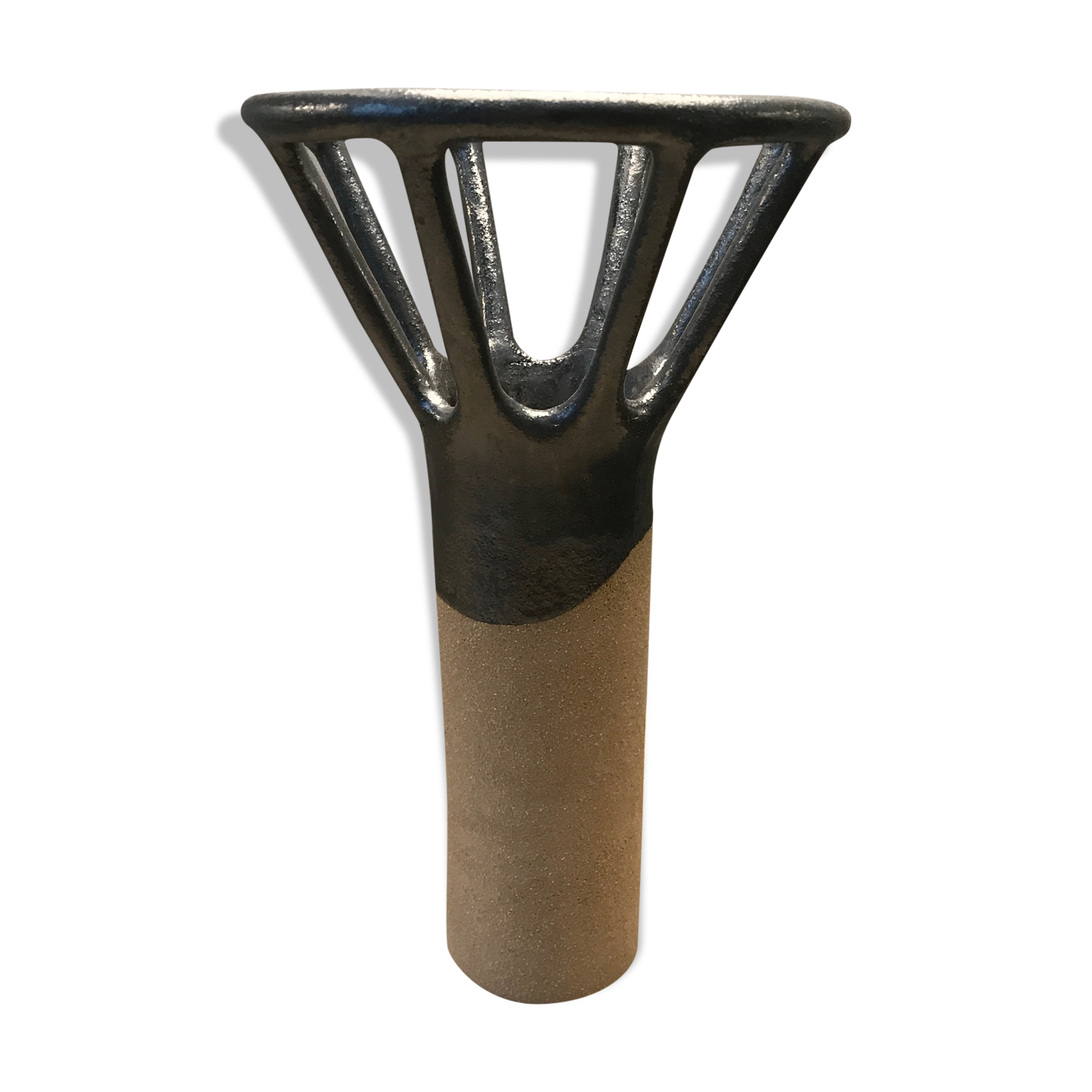 Two-coloured ceramic vase