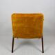 Fauteuil caméléon en or jaune attribué à jozef chierowski, 1970