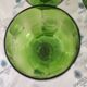 Lot de 9 verres à vin Saint-Louis non estampillés buvant vert Chartreuse