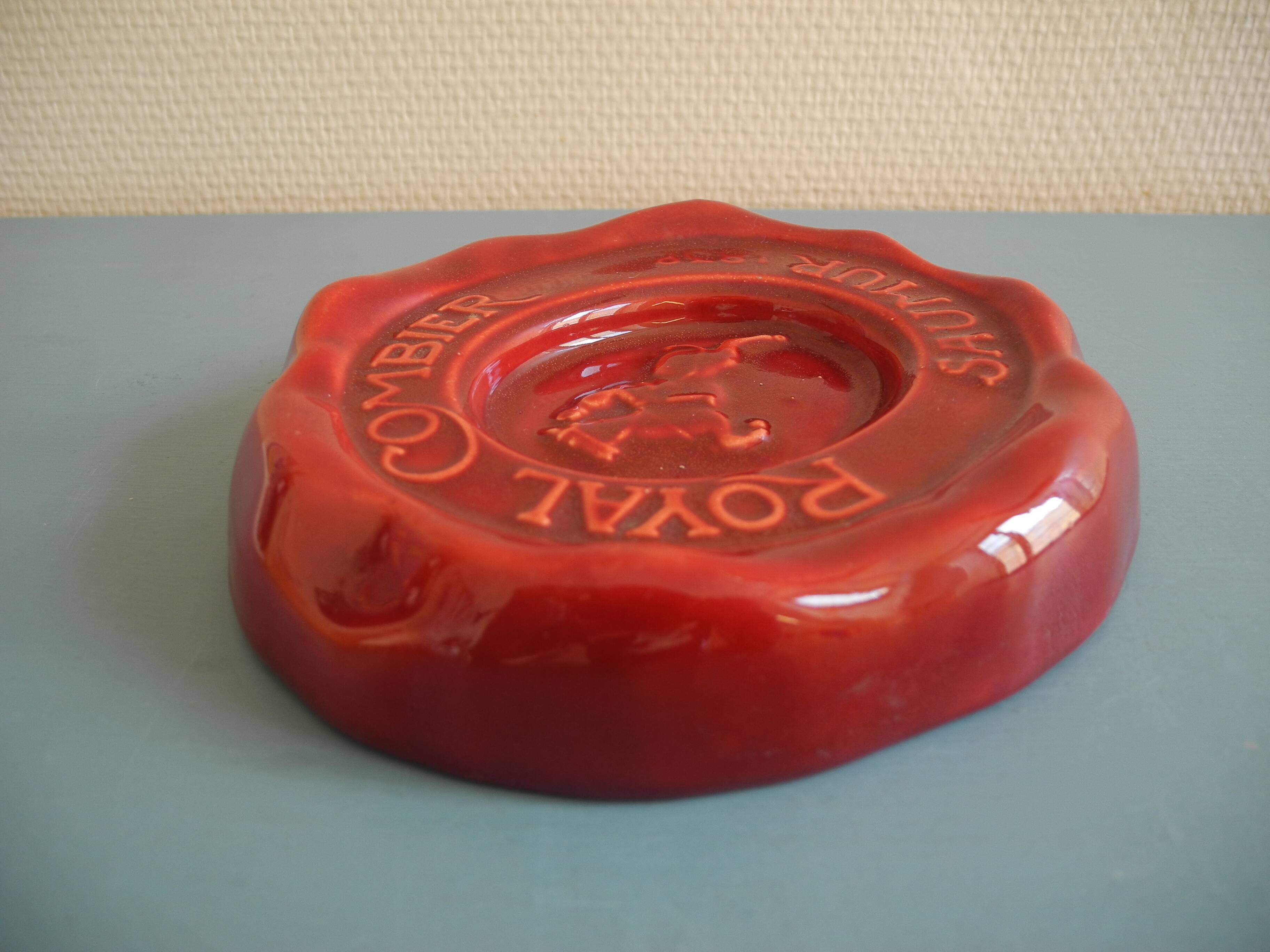 vintage ashtray Royal Combier Saumur 1832