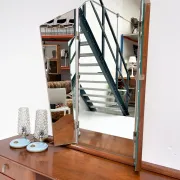 Vintage dressing table with fold-out mirrors, 1950’s