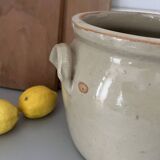 Old Digoin stoneware grease pot