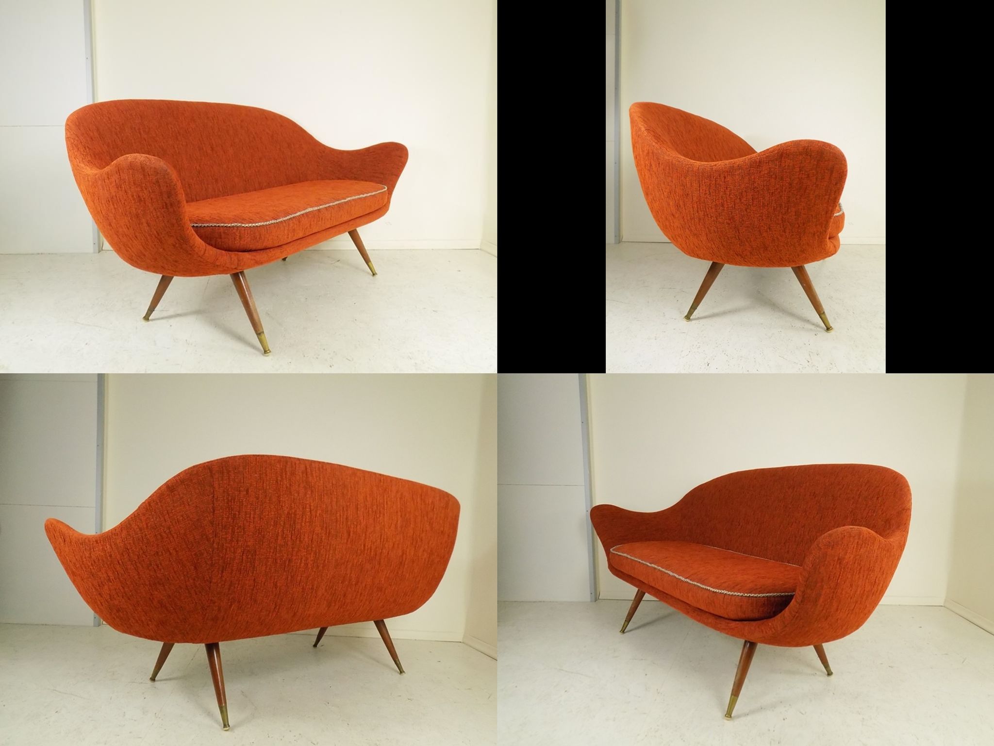 Canapé sofa années 50 oeuf egg