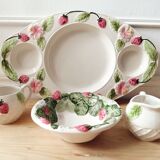 Slip dish for strawberries