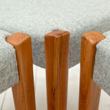 1960s Swedish garmi teak dining chairs by Nils Jonsson for Troeds, set of 6