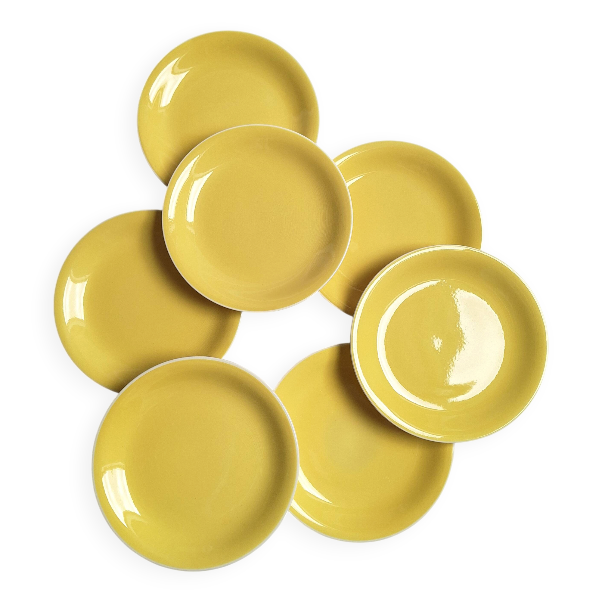 Villeroy & Boch yellow dinner plates