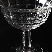 Rare Vintage Glass Pedestal Bowl: Rudolf Schröter Inwald Lord Design / 1935