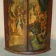 Pair of polychrome corner cabinets George I circa 1700