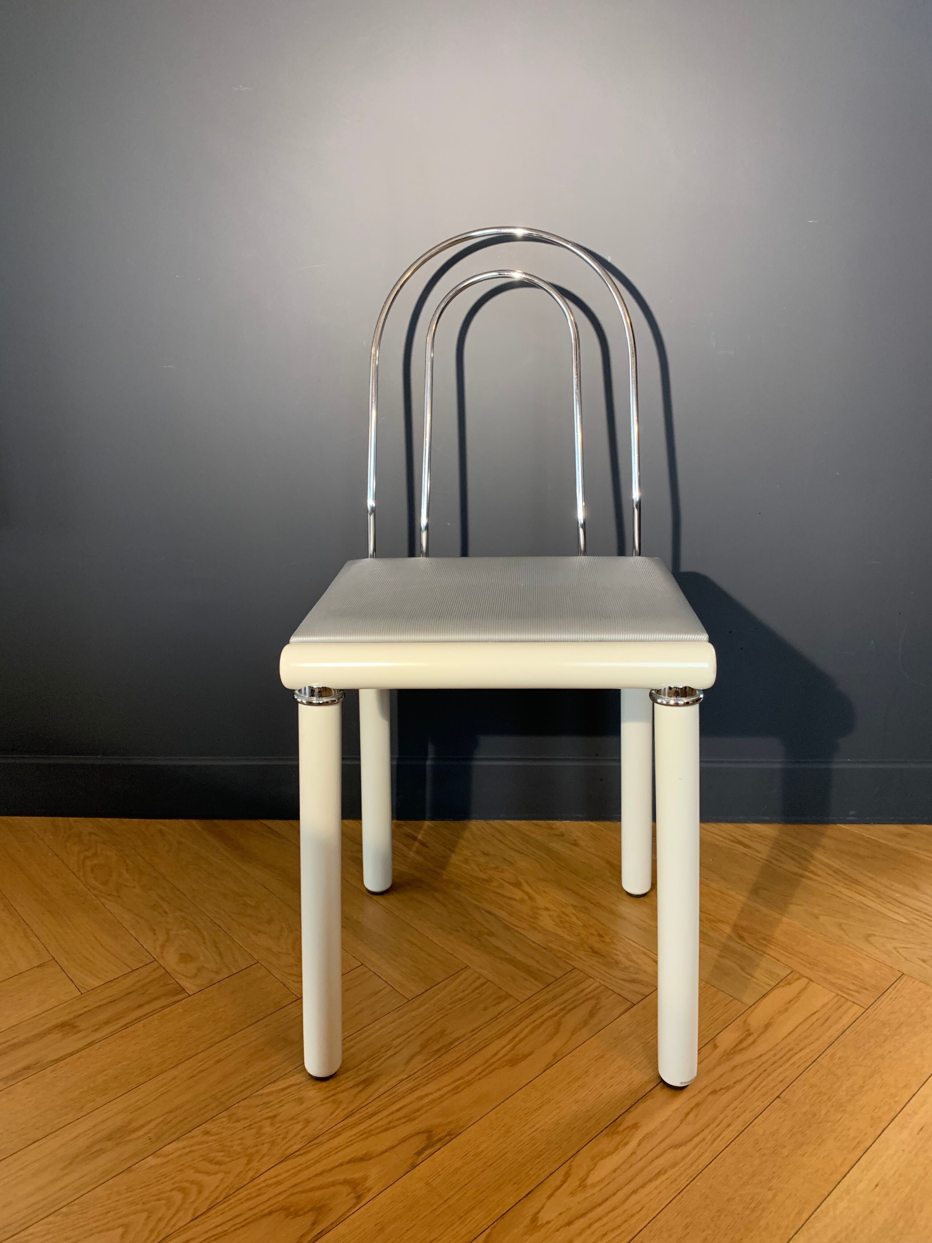 Vintage Italian post-modernist chairs 1980