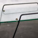 Modernist glass coffee table