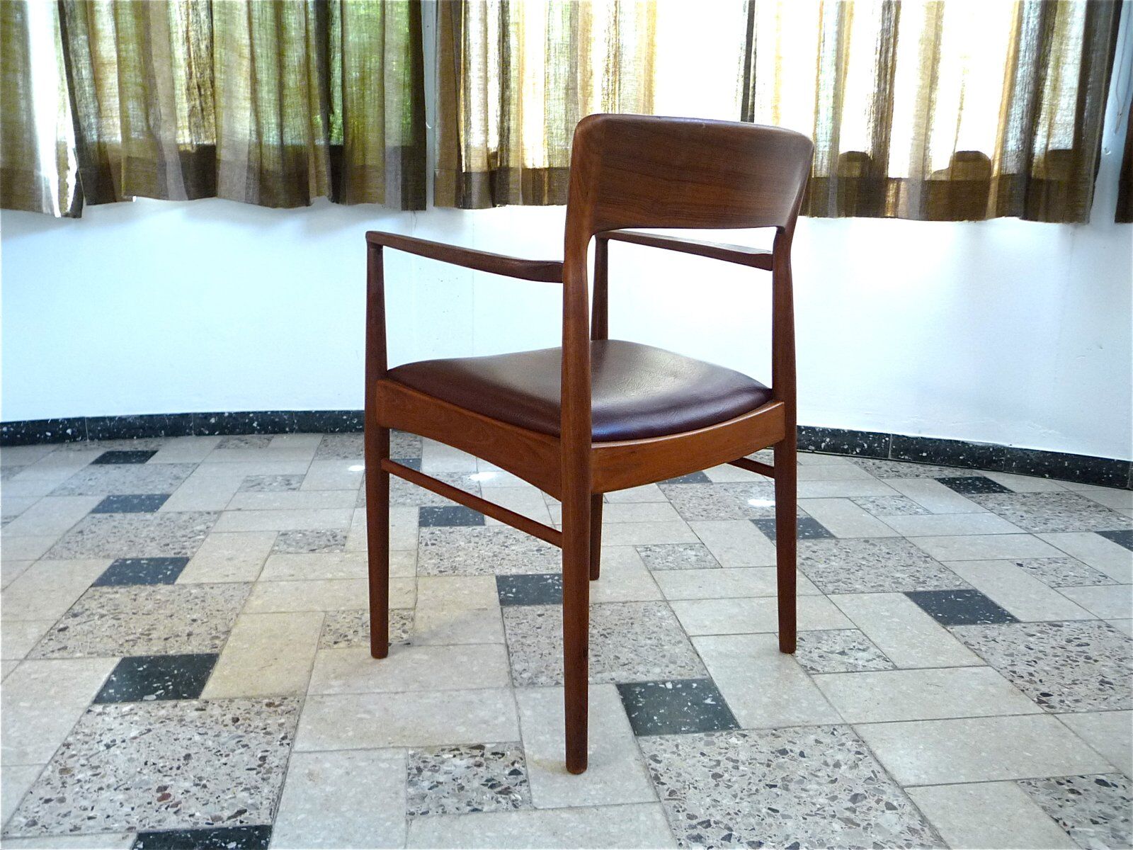 Set of 2 Scandinavian teak armchairs from Korup Stolefabrik, Denmark 1960s