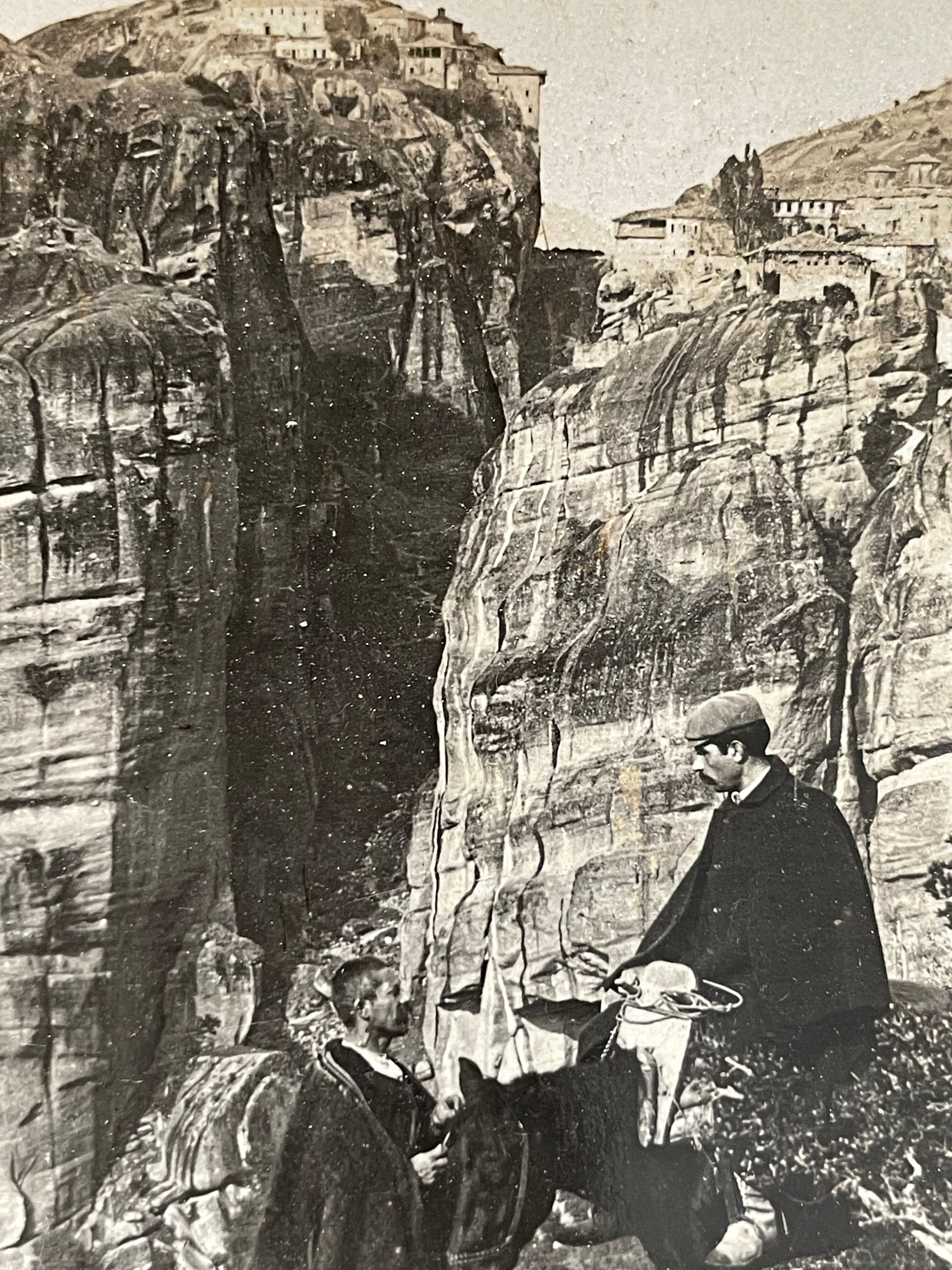 Old photography stereo, stereograph, luxury albumine 1903 Northern Greece